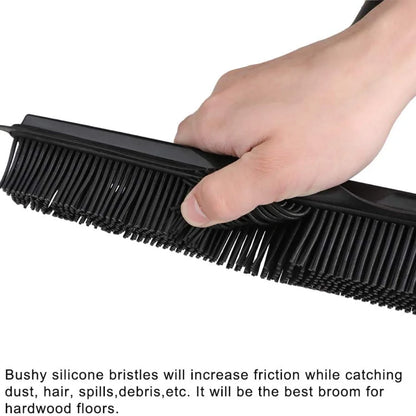 🐕 Pet Hair Rubber Broom: Carpet Brush 🧹