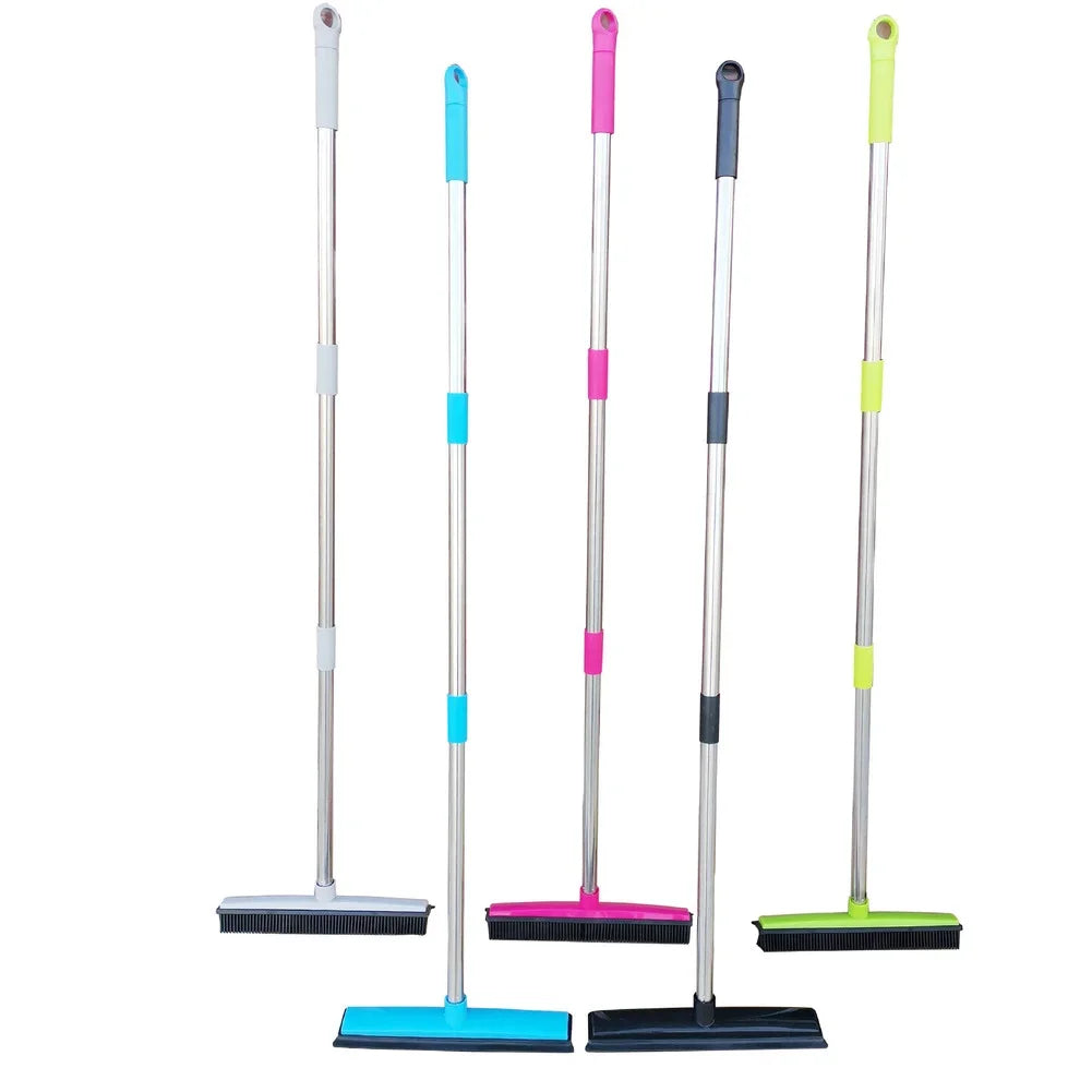 🐕 Pet Hair Rubber Broom: Carpet Brush 🧹