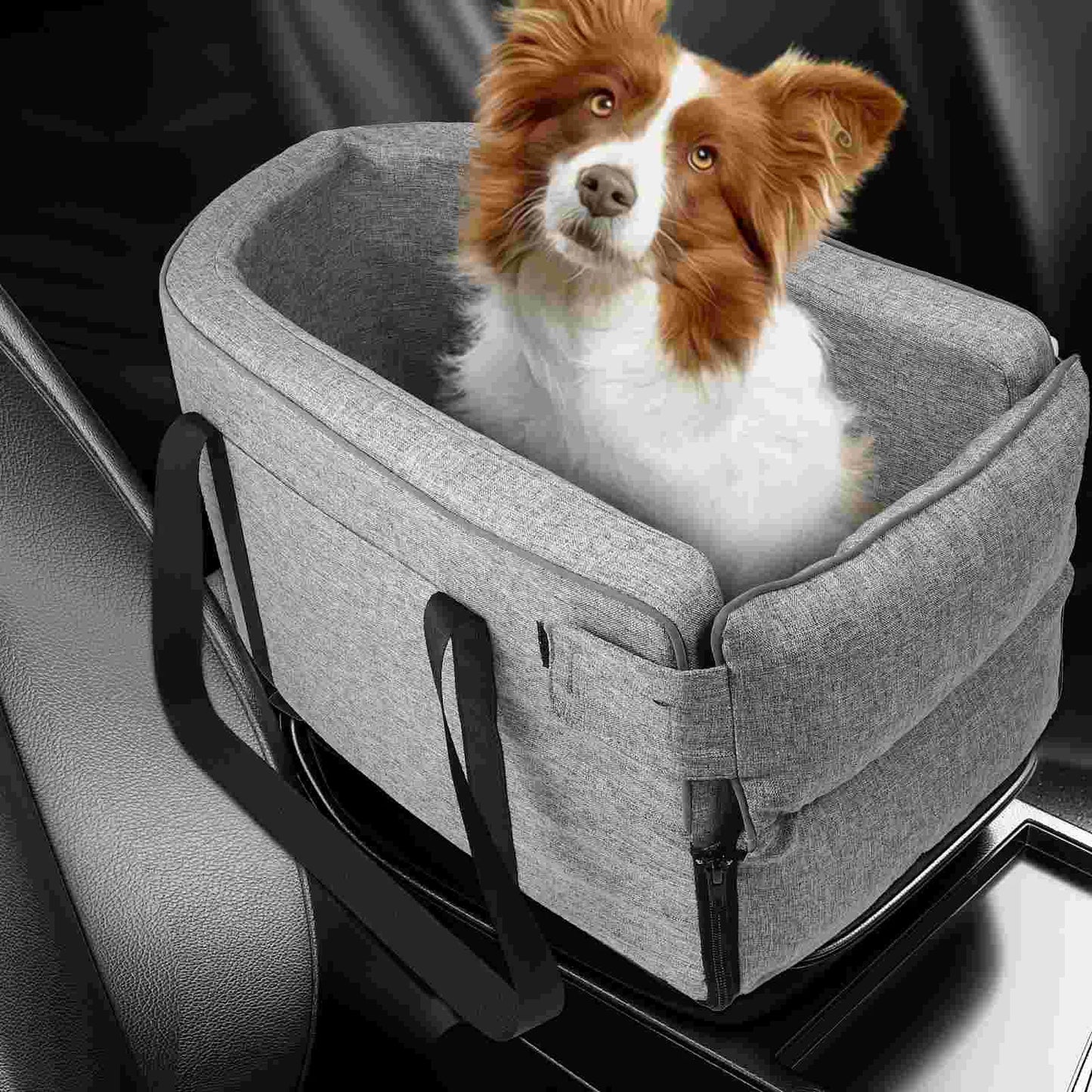 🚗🛏️ Car Pet Bed - Cozy Booster Seat