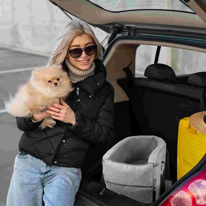 🚗🛏️ Car Pet Bed - Cozy Booster Seat